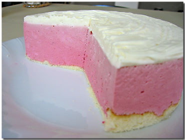 ピンクレアチズケーキの画像